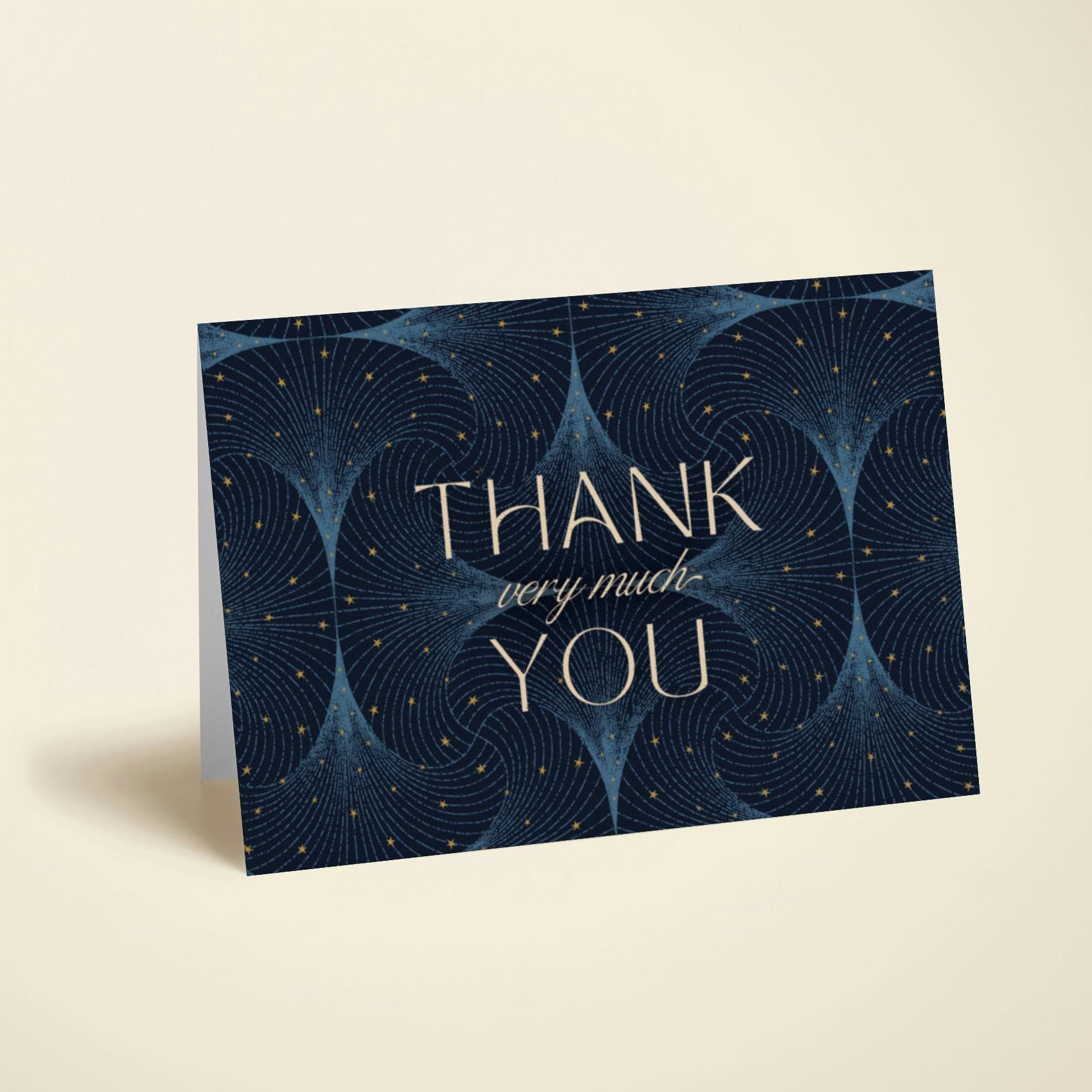 Midnight Magic Thank You Card Set